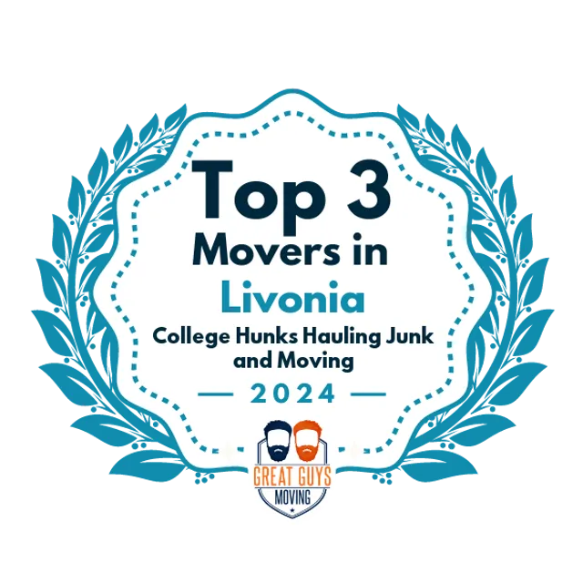 Top 3 Movers in Livonia, MI 2024 award