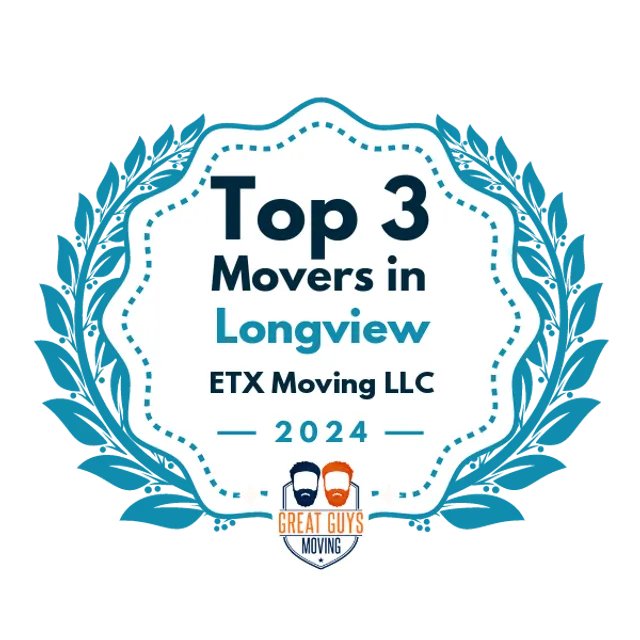 Top 3 Movers in Longview, TX 2024 award