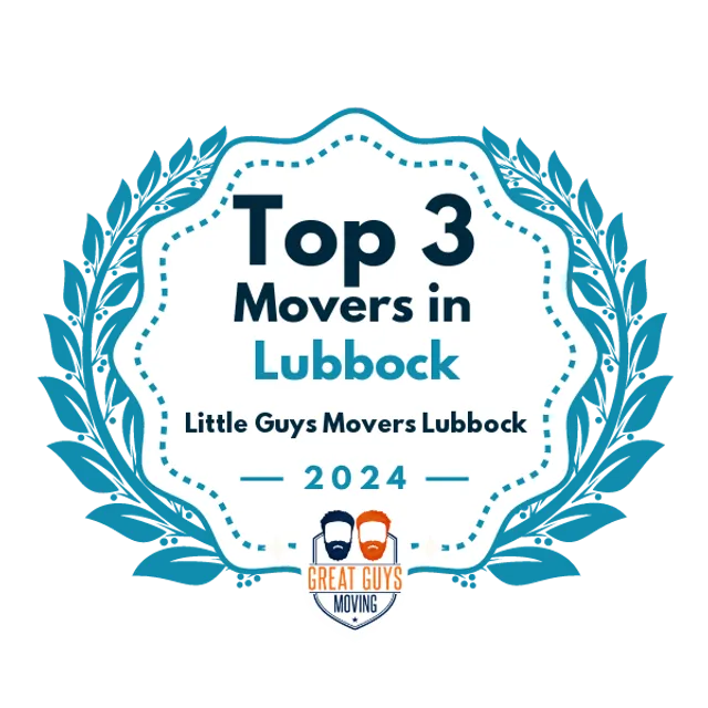 Top 3 Movers in Lubbock, TX 2024 award