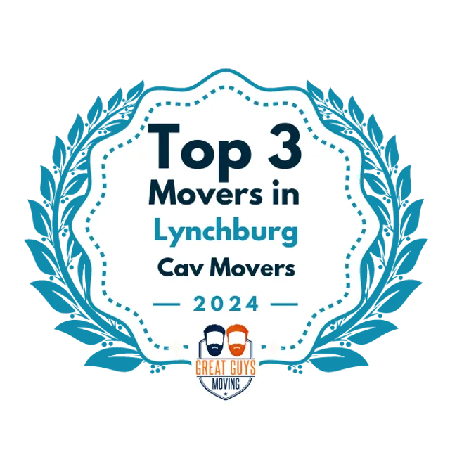 Top 3 Movers in Lynchburg, VA 2024 award