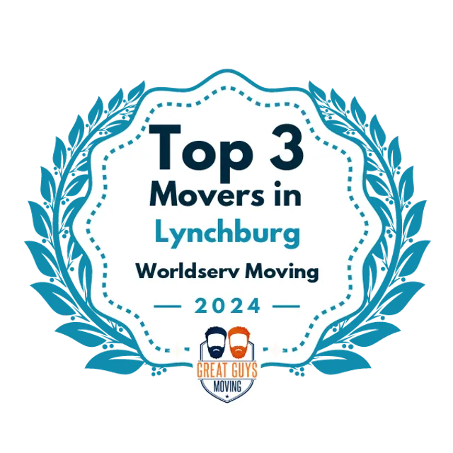 Top 3 Movers in Lynchburg, VA 2024 award