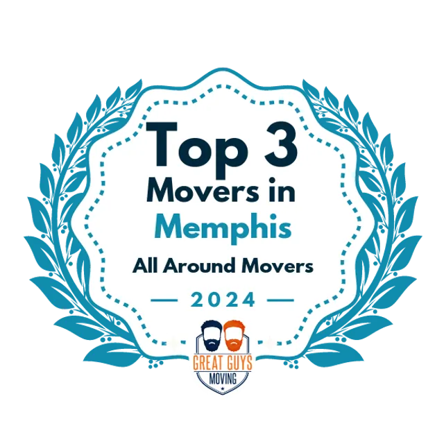 Top 3 Movers in Memphis, TN 2024 award