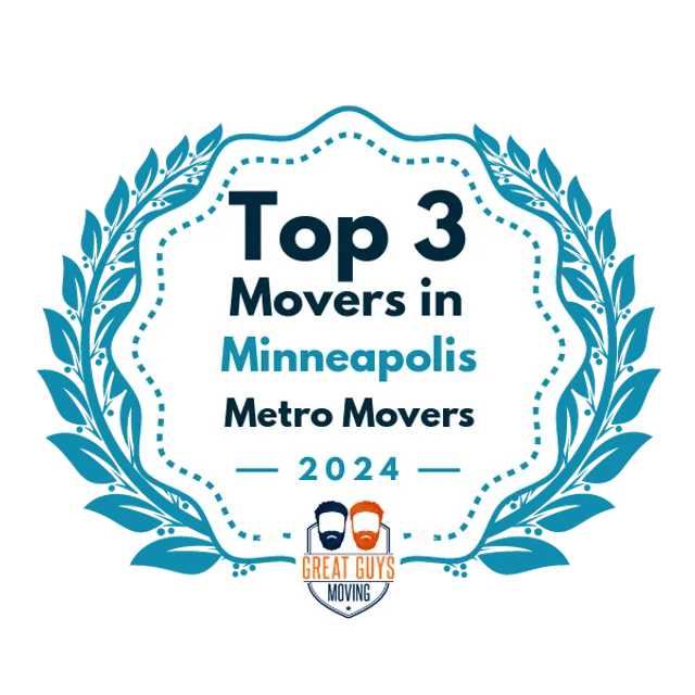 Top 3 Movers in Minneapolis, MN 2024 award