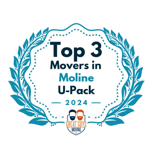 Top 3 Movers in Moline, IL 2024 award