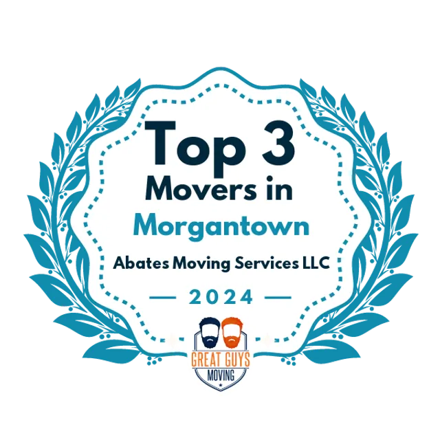 Top 3 Movers in Morgantown, WV 2024 award