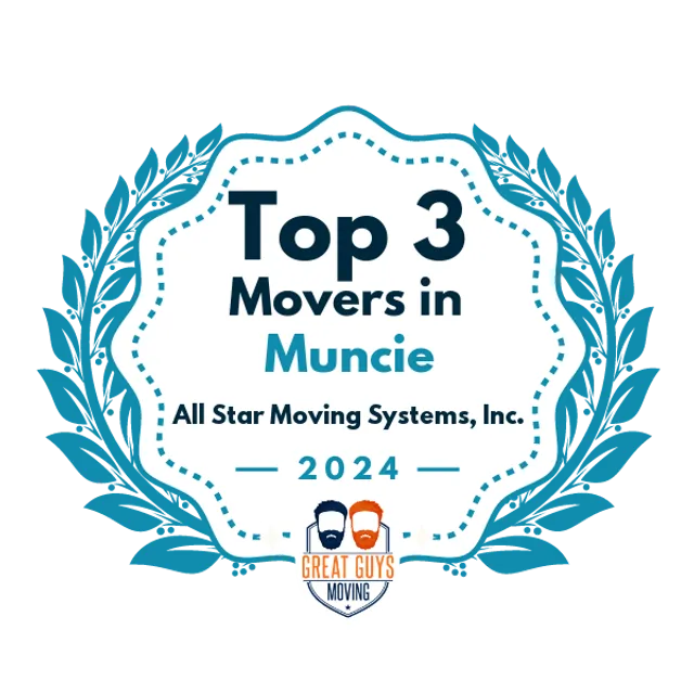 Top 3 Movers in Muncie, IN 2024 award