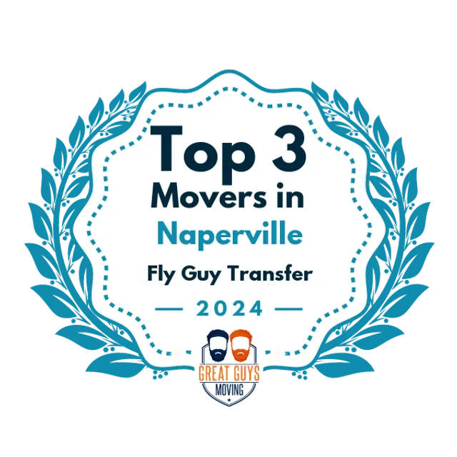 Top 3 Movers in Naperville, IL 2024 award