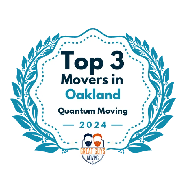 Top 3 Movers in Oakland, CA 2024 award