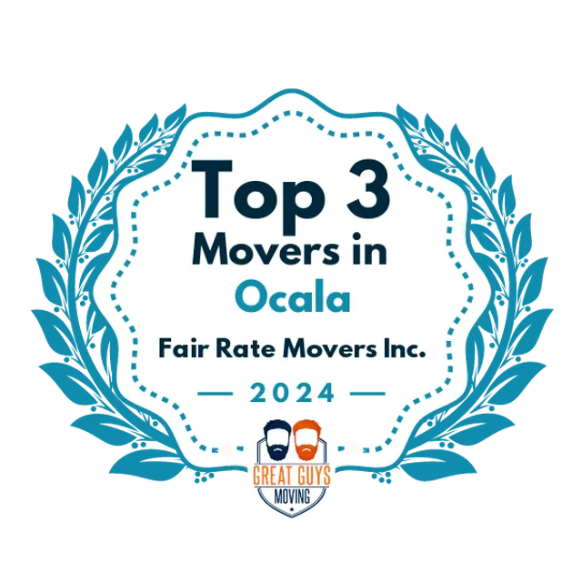 Top 3 Movers in Ocala, FL 2024 award