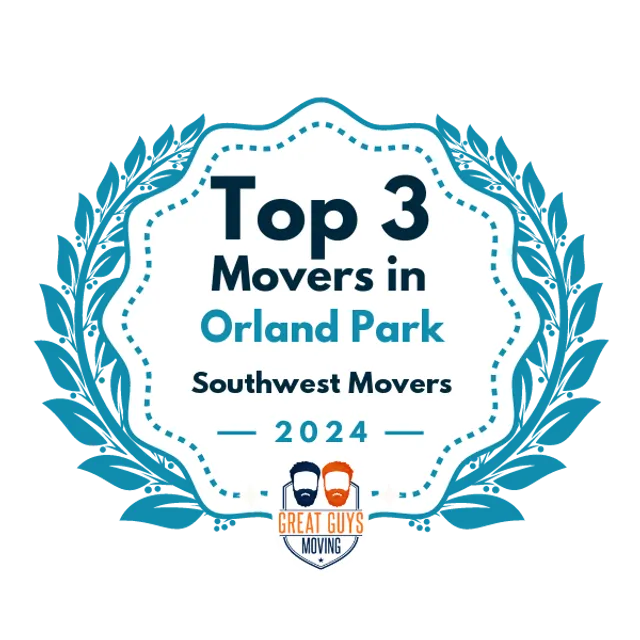 Top 3 Movers in Orland Park, IL 2024 award