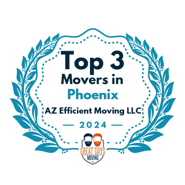 Top 3 Movers in Phoenix, AZ 2024 award