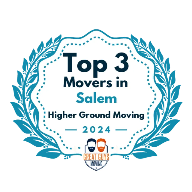 Top 3 Movers in Salem, OR 2024 award