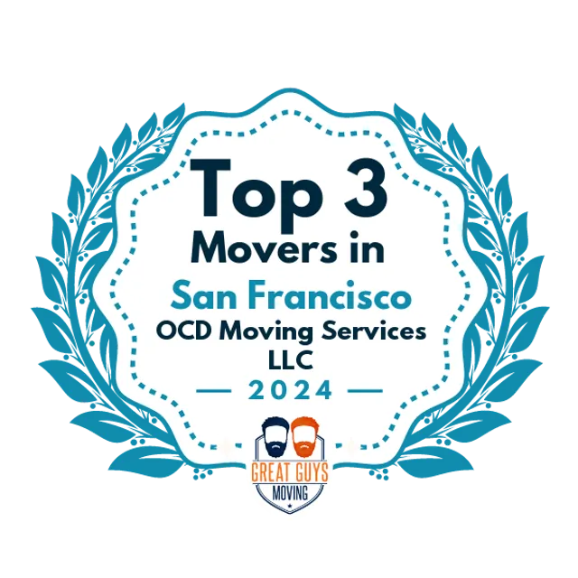 Top 3 Movers in San Francisco, CA 2024 award