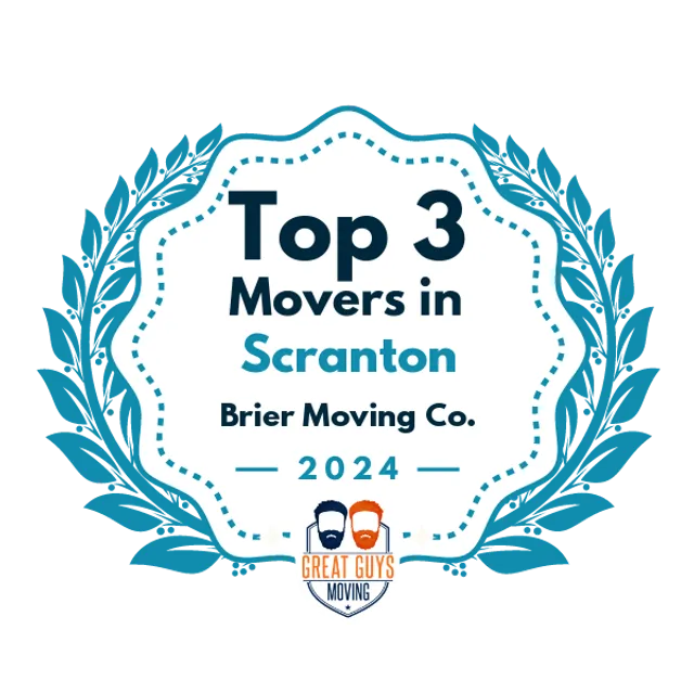 Top 3 Movers in Scranton, PA 2024 award