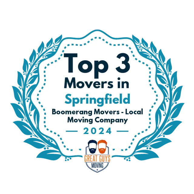 Top 3 Movers in Springfield, MA 2024 award