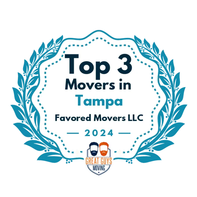 Top 3 Movers in Tampa, FL 2024 award