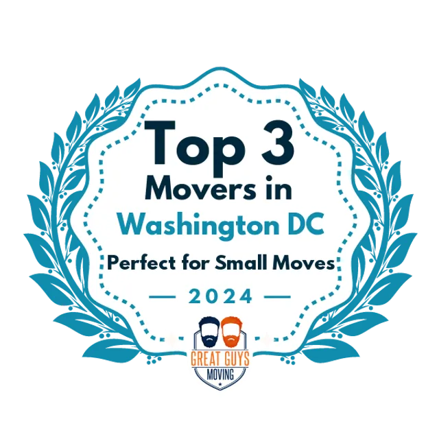 Top 3 Movers in Washington DC, DC 2024 award