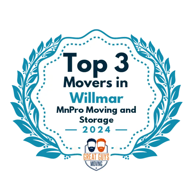 Top 3 Movers in Willmar, MN 2024 award