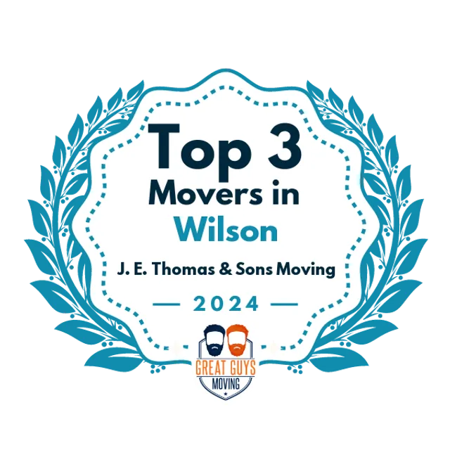 Top 3 Movers in Jacksonville, NC 2024 award