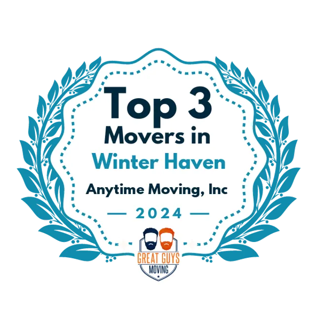 Top 3 Movers in Lakeland, FL 2024 award