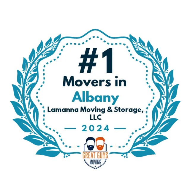 #1 Ranked Movers in Albany, NY 2024 award