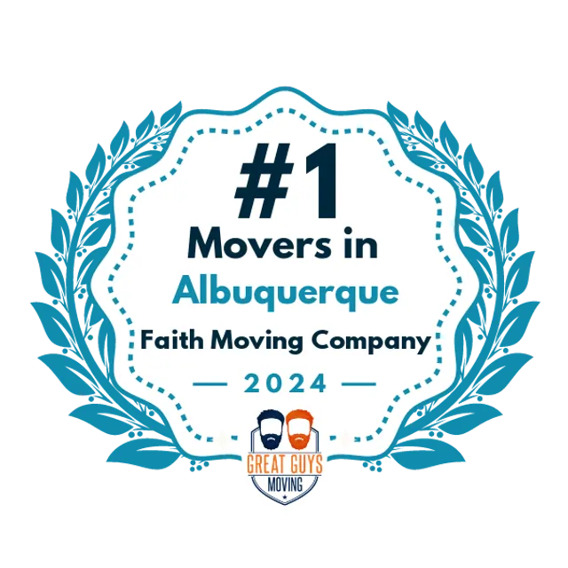 #1 Ranked Movers in Albuquerque, NM 2024 award