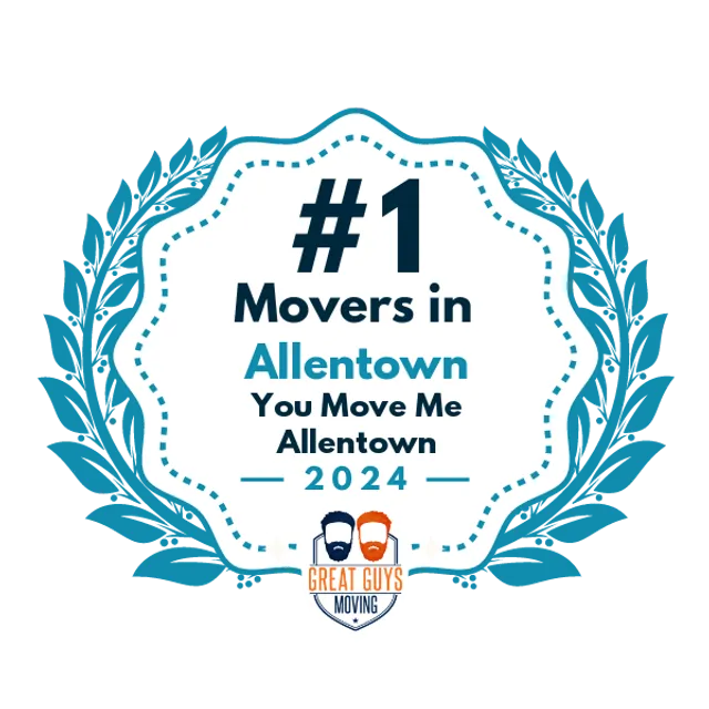 #1 Ranked Movers in Allentown, PA 2024 award