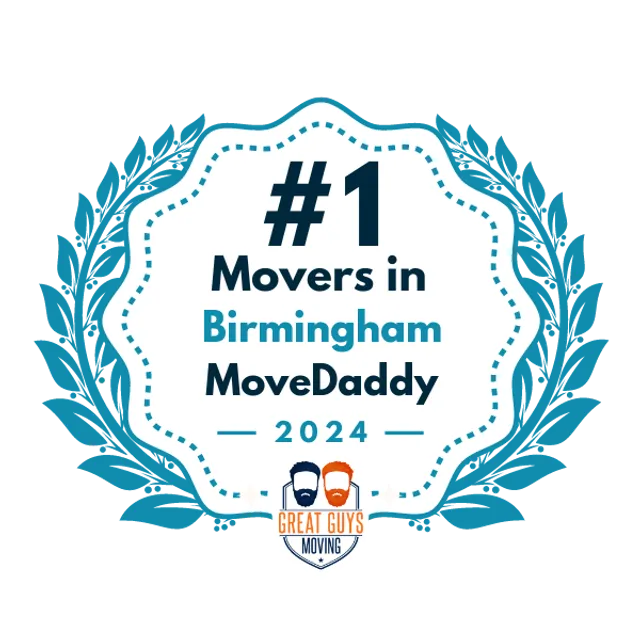 #1 Ranked Movers in Birmingham, AL 2024 award