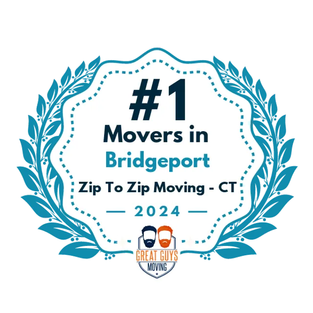 #1 Ranked Movers in Bridgeport, CT 2024 award