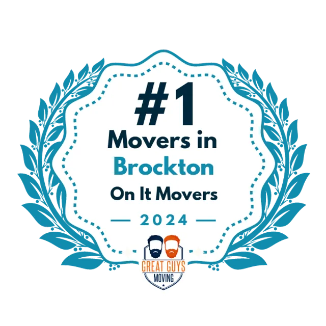 #1 Ranked Movers in Brockton, MA 2024 award