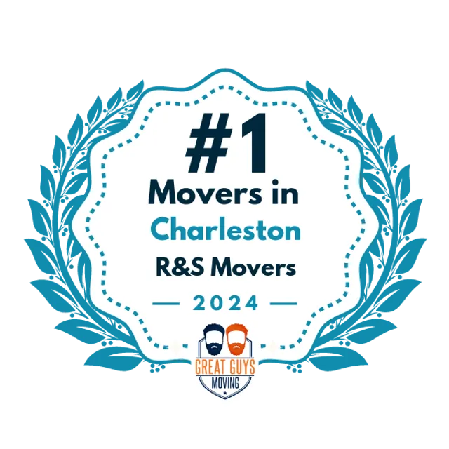 #1 Ranked Movers in Charleston, SC 2024 award