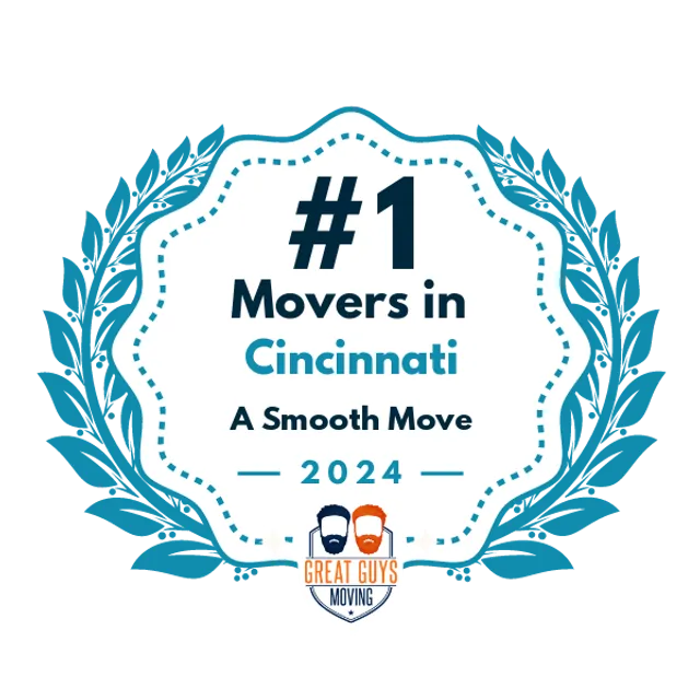 #1 Ranked Movers in Cincinnati, OH 2024 award