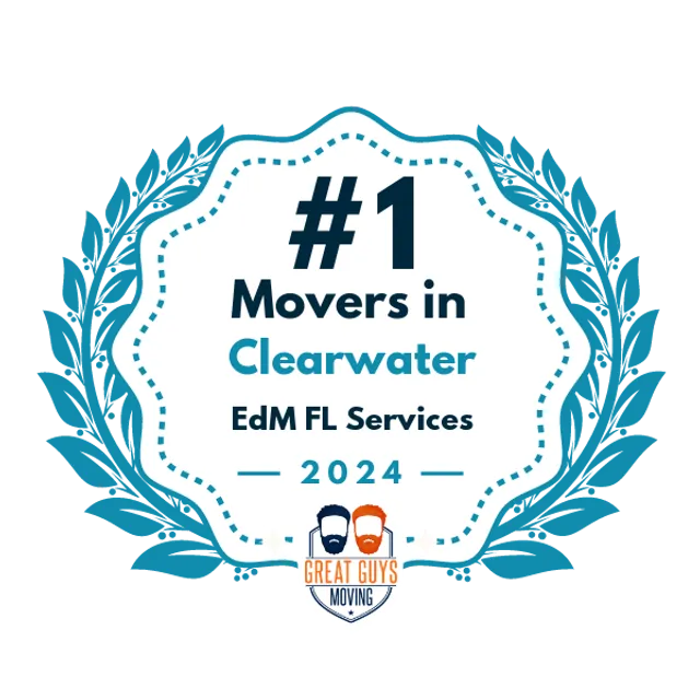 #1 Ranked Movers in Clearwater, FL 2024 award