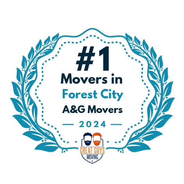 #1 Ranked Movers in Greenville, SC 2024 award