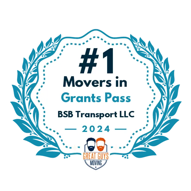 #1 Ranked Movers in Grants Pass, OR 2024 award