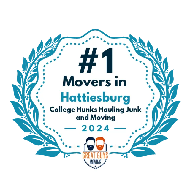 #1 Ranked Movers in Hattiesburg, MS 2025 award