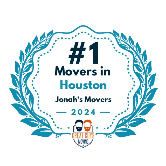 #1 Ranked Movers in Houston, TX 2024 award