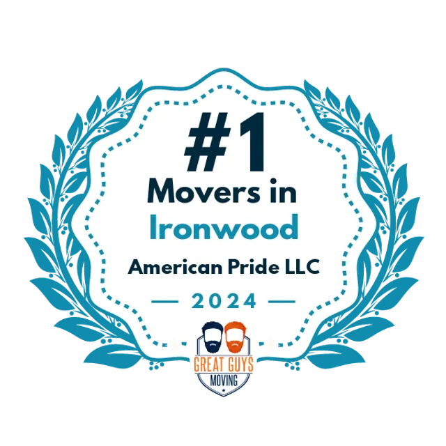 #1 Ranked Movers in Ironwood, MI 2024 award