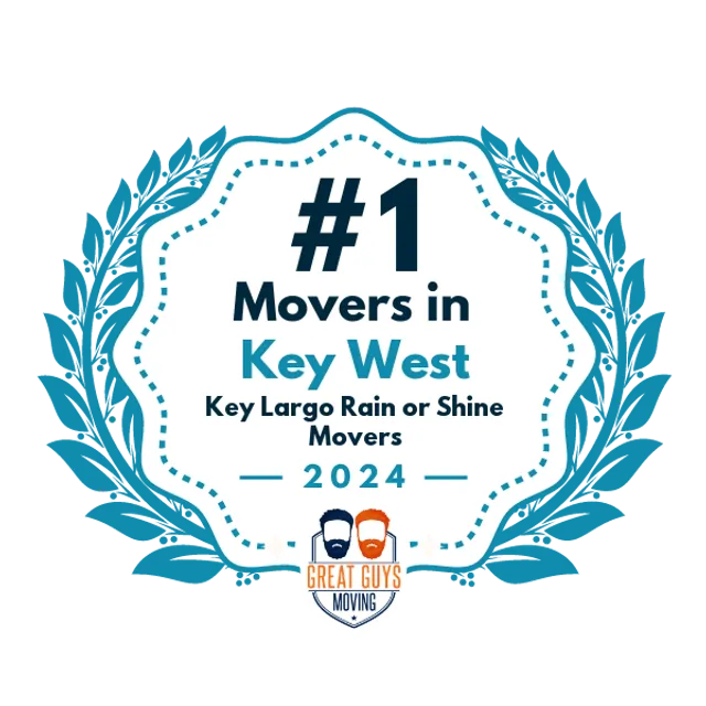 #1 Ranked Movers in Key West, FL 2024 award