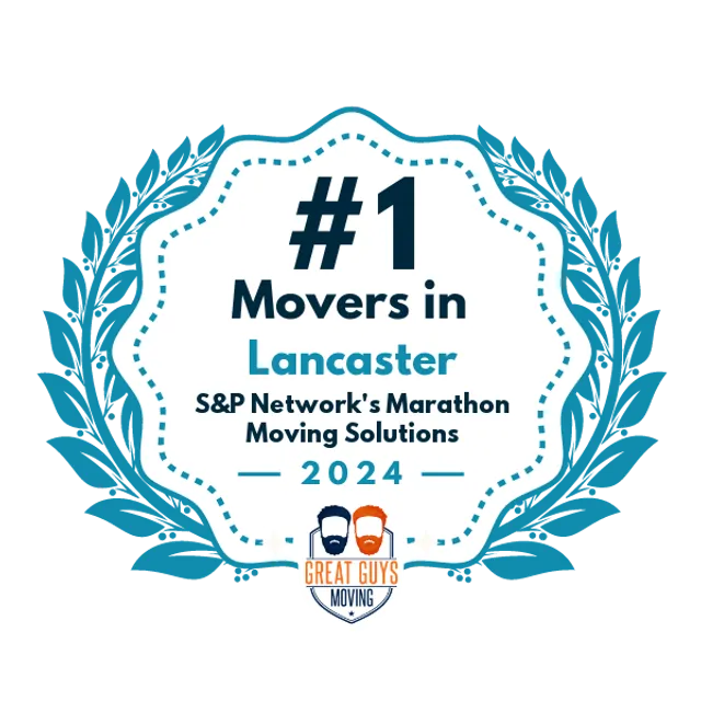 #1 Ranked Movers in Lancaster, PA 2024 award