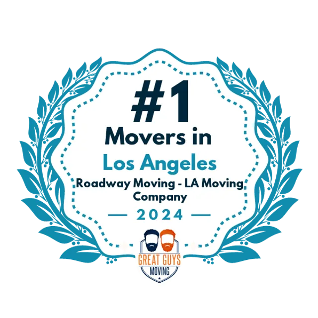 #1 Ranked Movers in Los Angeles, CA 2024 award