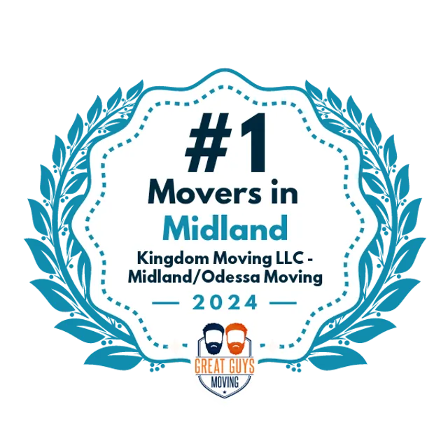 #1 Ranked Movers in Midland, TX 2024 award