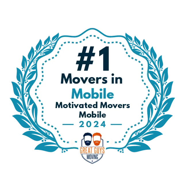 #1 Ranked Movers in Mobile, AL 2024 award