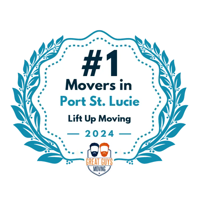 #1 Ranked Movers in Port St. Lucie, FL 2024 award