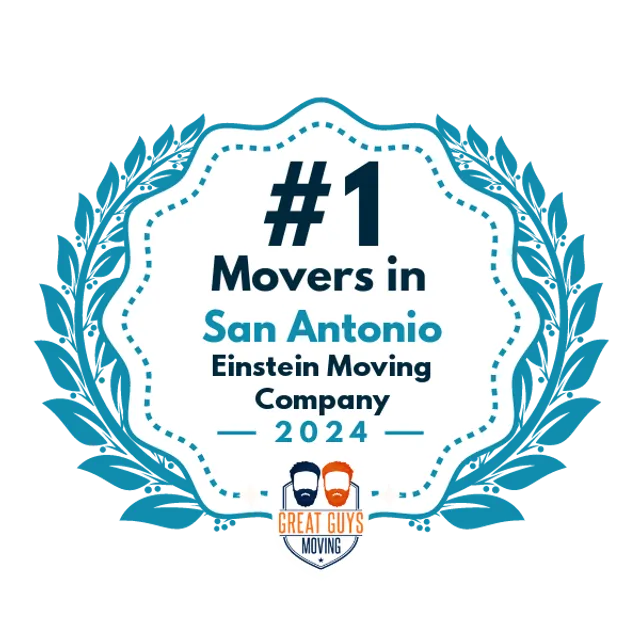 #1 Ranked Movers in San Antonio, TX 2024 award