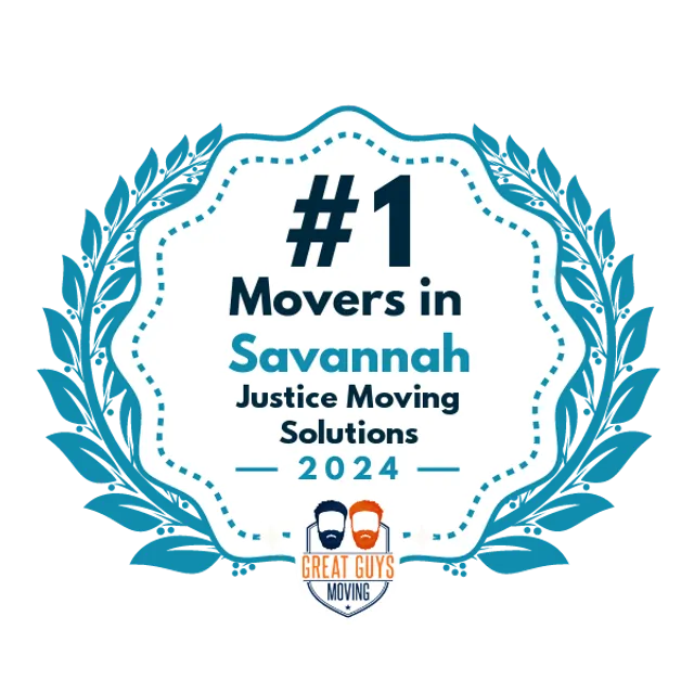 #1 Ranked Movers in Savannah, GA 2024 award