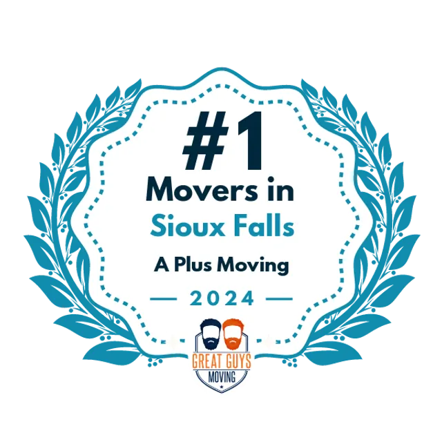 #1 Ranked Movers in Sioux Falls, SD 2024 award