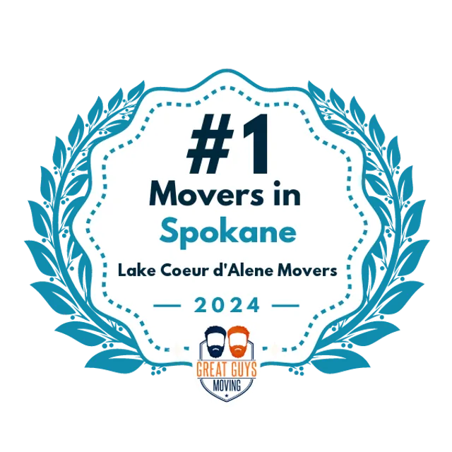 #1 Ranked Movers in Spokane, WA 2024 award