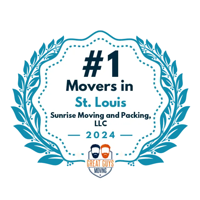 #1 Ranked Movers in St. Louis, MO 2024 award