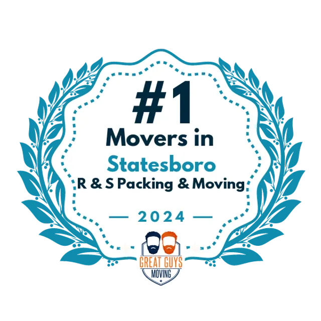 #1 Ranked Movers in Statesboro, GA 2024 award